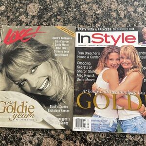 2 Goldie Hawn 1996 Magazines